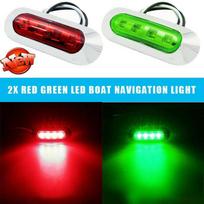 Navigation LED Boat Lights 2pcs Deck Easy To Install white