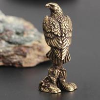 Erelio statula skulptūra rankų darbo amatai ornamentas vintažinė varinė paukščio figūrėlė namų biuro stalas gyvūnų dekoracija black