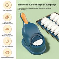 2 In 1 Manual Dumpling Pasta Maker Machine DIY Dough Press Mould Dumpling Skin Wrapper for Household Kitchen Baking Pastry Tools smėlis