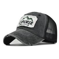 Medvilninė nauja lipduku siuvinėta kepurė didelė raide siuvinėta beisbolo kepurė lauko skrybėlė nuo saulės Adjustable