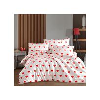 Heart Patterned Double Bed Duvet Set