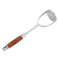 Stainless Steel Mud Press Masher for Avocado Potatoes Beans Easy to Use Clean Food Masher Ergonomic Design Versatile Kitchen Tool juodmedis