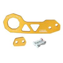 Automobilio modifikacija JDM stiliaus lenktyninis galinis vilkimo kablys Automobilio galinio buferio kablys Aliuminio lydinio galinis vilkimo kablys Honda Civic Fit Jazz Gk5 raudona