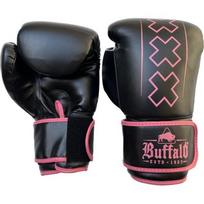 Bokso pirštinės Buffalo Outrage, juodos ir rožinės, 12 oz