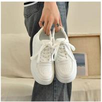 Daddy Shoes Women's Spring New Shoes Ins Tide White Shoes White Shoes Women's Sports and Leisure Board Shoes 35 balta