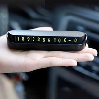 Automobilio telefono numerio kortelė Laikino parkavimo kortelės telefono numeris