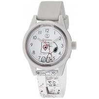 [Citizen Q&Q] Watch Analog Smile Solar Snoopy Waterproof Urethane Belt RP01-808 Comic White