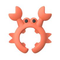1/2Pcs Crab Shaped Silicone Spatula Holder Rack Anti Scalding Spoon Rest Clip for Cooking Pot Non Perforated Fork Utensil Stand Kitchen Gadget