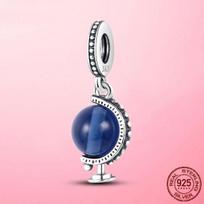 Silver Color Shoes Camera Global Plane Travel Dangle Charm Fit Brand Bracelet Necklace Silver Color Beads Jewelry Making