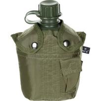 Plastikinė gertuvė su dangteliu MFH, žalia, 1 l