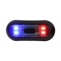 Dviračio galinis žibintas Motociklo šalmai Saugos signalas Įspėjimas Galinis žibintas Įkraunamas LED Didelio matomumo mirksintis žibintas 2 blue