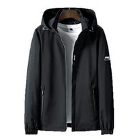 Jacket Men's Spring New Hooded Thin Windbreaker Men's Trendy Spring and Autumn Sports Casual Jacket for Men 5XL pilka
