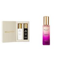Bella Vita Luxury CEO Man & White Oud Unisex Perfume Combo with Tonka & Bella Vita Luxury Date Eau De Parfum Perfume for Women with Pink Pepper beige