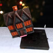 Witch House Incense Holder Resin with Chimney Festival Decor,Decorative,Home