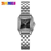 Moment Beauty Rose Gold Square Watch Ladies Stainless Steel Strap Fashion Watch Waterproof Quartz Watch Trend Women's Watch sidabras