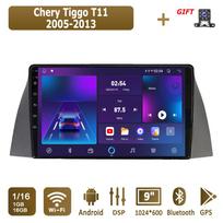 Android Carplay Automobilinis Radijas Chery Tiggo T11 2005-2013 Multimedijos Grotuvas Pagrindinis Įrenginys Stereo GPS Navigacija BT WIFI 4+64GB 1+16GB gray