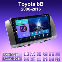 2 DIN Android automobilio radijas Toyota bB 2006-2016 Multimedia grotuvas Pagrindinis įrenginys Stereo GPS navigacija WIFI 1+16GB 1+16GB blue