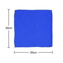 Dvipusis nesiveliantis storas sugeriantis mikropluošto rankšluostis automobiliui 100g 30*30cm Overlock mėlyna
