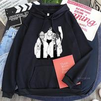 Hot Anime Tokyo Revengers Cosplay Sweatshirt Casual Clothing Manga Tetta Kisaki/Senju Kawaragi/Shuuji Hanma Harajuku Hoodie XS juoda