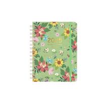 Notebook Daily Planner A5 Coil Schedule Customized Weekly Planner 2025 One Size žalsvai mėlyna