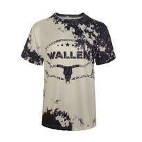 2023 Summer TEMU Digital Print Round Neck Short Sleeve T-Shirt for Women 5XL balta