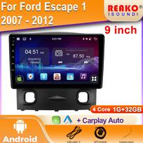 Android Carplay For Ford Escape 1 2007 - 2012 Navigation GPS Wireless Auto Car Stereo Radio Multimedia 4G Wifi  2DIN 4 core 1GB+32GB carplay orange