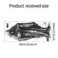 Halloween Magic Wizard Bedroom Living Room Porch Home Decoration Wall Stickers 39*90CM/fun-f191 gray
