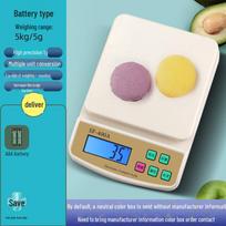 Precision Electronic Kitchen Scale for Baked Food Weighing - Small and Accurate Commercial Gram Scale for Home Use gray