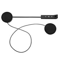 BT8 motociklo šalmo ausinės su „Bluetooth“ suderinamos 4.1+EDR laisvų rankų įrangos skambučių garsiakalbio ausinės juoda