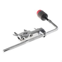 Cimbalo rankenos stovas prailginimo laikiklis spaustukas Metalinis muzikos instrumento priedas Vandens cimbolai B type clamp gray