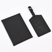 Solid Color PU Passport Holder Ticket Passport Covers Men Women Travel Protective Cover ID Credit Card Holder Travel Accessoesri black
