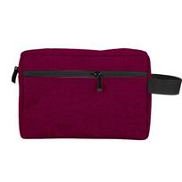 Travel Mens Toiletry Bag Women Cosmetic Necessaire Case Waterproof Ladies Makeup Bag Beauty Wash Pouch Handbag Organizer Neceser raudona