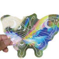Lango lipdukas Vibrant Rainbow Window Clings Nuimamas daugkartinio naudojimo saulės gaudyklės lipdukas skirtas J