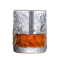 Klasikinis viskio puodelis Japonija Aderia Dizainas Pirmieji Sniego Viskio Taurės Senamadiški Stori Sunkaus pagrindo EDO Crystal Glacier Alaus bokalai 1 x Snow Glass 240ml