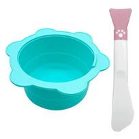 Wax Warmer Liner with Hair Removal Wax Spatula Stick Clear Scale Flower Shape Non-stick Reuse Wax Melt Warmer Wax Pot Replacement mėtų žalios spalvos