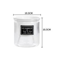 Visible Water Level Plant Flower Pot Plastic Succulent Plant Pot Self Watering Planter Pots skaidri