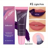 3-color Tube Peel-off Lip Gloss, Matte, Easy To Color, Waterproof, Long-lasting, Creates A Charming Look, Suitable for All Skin Types