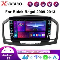 Buick Regal Opel Insignia1 09-13 2din Android 12.0 Automobilinis radijas Multimedijos vaizdo grotuvas GPS 4G 8 branduolių Navigacija Carplay pagrindinis įrenginys 8 core 4GB+64GB blue