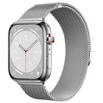 Milanese Loop Strap for Apple IWatch Series 10 46m/42mm Ultra 2 49mm 9 8 7 6 5 SE WatchBand 44mm 40mm 45mm 38mm 41mm 45mm Bracelet 38mm-40mm-41mm sidabras