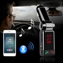 Lecteur de musique sans fil LCD voiture Bluetooth FM Transmetteur Kit MP3,Transmetteur FM Bluetooth pour voiture