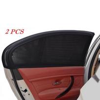 2 x voiture Pare-soleil arrière couverture latérale Fenêtre Enfants Bébé Max Protection UV Bloc Mesh@DC986