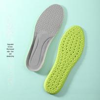 New Breathable Wormwood Insoles: Sweat-Absorbing, Shock-Absorbing, High-Elastic Support for Men's and Women's Military Training and Sports. size 37-38 yellow