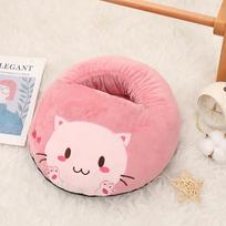 Foot Warmer Winter Electric Foot Heating Pad USB Charging Soft Plush Flannel Leg Thermostat Heater Household Foot Warmer rožinė