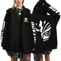 Men Fleece Hoodies Hip Hop Sweatshirts Printed Zipper Jacket Spring Streetwear Harajuku Casual Oversized Hoodie XXL white