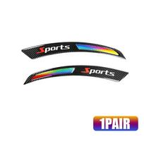 Carbon Fiber Patterned Car Wheels Tire Arches Universal Car Wheel Fenders Horn Arches Decorative Lips Extended Molded Protect