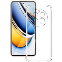 Smūgiams atsparus skaidrus dėklas, skirtas Realme 12 Pro+, minkštas silikoninis telefono dėklas, skirtas Realme 12 Plus, galinis dangtelis Realme12 12Pro+ 12ProPlus Funda For Realme 12Plus 5G gray