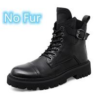 FashionHigh Quality Male Botas Men's New High-top Motorcycle Boots Outdoor Genuine Leather Footwear Luxury Brand All-match Ankle Boots 38