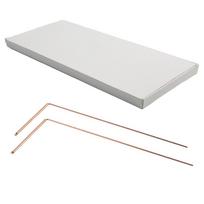 Varinė zondo galvutė - apvali metalinė zondavimo lazdelė 99,9% vario Single head - flat bead