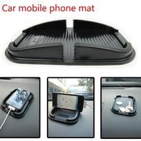 Car Sundry Super Silicone Mobiliojo telefono kilimėlis Automobilinis GPS navigatoriaus laikiklis black