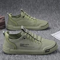 Mada Vyriški Sportbačiai Ledo Šilko Drobės Batai Kvėpuojantys Laisvalaikio Batai Vyrams Lauko Pasivaikščiojimams Plokščiapadžiai Patogūs Loferiai Zapatillas De Hombre 39 žalia